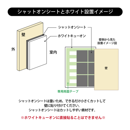 遮音材シャットオンシート 防音マット OS